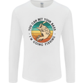 Funny Fishing Bet Your Bass Im Going Fisherman Mens Long Sleeve T-Shirt White