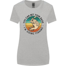 Funny Fishing Bet Your Bass Im Going Fisherman Womens Wider Cut T-Shirt Sports Grey