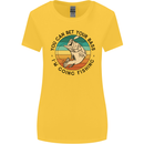 Funny Fishing Bet Your Bass Im Going Fisherman Womens Wider Cut T-Shirt Yellow