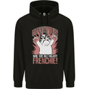 Funny French Bulldog Dog Frenchie Childrens Kids Hoodie Black