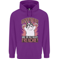Funny French Bulldog Dog Frenchie Childrens Kids Hoodie Purple