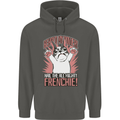 Funny French Bulldog Dog Frenchie Childrens Kids Hoodie Storm Grey