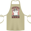 Funny French Bulldog Dog Frenchie Cotton Apron 100% Organic Khaki