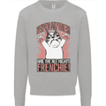 Funny French Bulldog Dog Frenchie Kids Sweatshirt Jumper Sports Grey