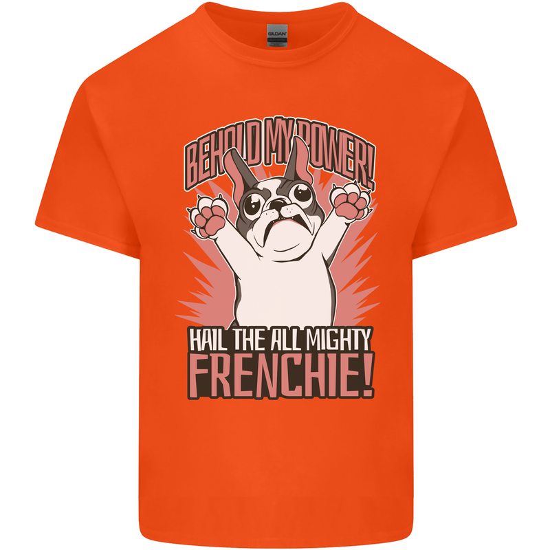 Funny French Bulldog Dog Frenchie Kids T-Shirt Childrens Orange