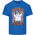 Funny French Bulldog Dog Frenchie Kids T-Shirt Childrens Royal Blue