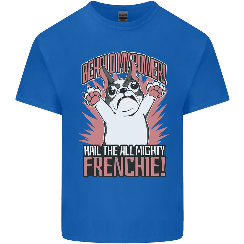 Funny French Bulldog Dog Frenchie Kids T-Shirt Childrens Royal Blue