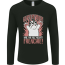 Funny French Bulldog Dog Frenchie Mens Long Sleeve T-Shirt Black