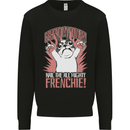 Funny French Bulldog Dog Frenchie Mens Sweatshirt Jumper Black