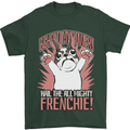 Funny French Bulldog Dog Frenchie Mens T-Shirt 100% Cotton Forest Green