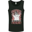 Funny French Bulldog Dog Frenchie Mens Vest Tank Top Black