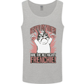 Funny French Bulldog Dog Frenchie Mens Vest Tank Top Sports Grey