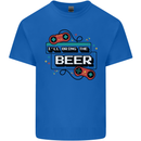 Funny Gaming Ill Bring the Beer Alcohol Mens Cotton T-Shirt Tee Top Royal Blue