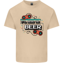 Funny Gaming Ill Bring the Beer Alcohol Mens Cotton T-Shirt Tee Top Sand