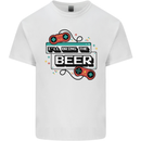 Funny Gaming Ill Bring the Beer Alcohol Mens Cotton T-Shirt Tee Top White