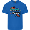 Funny Gaming Ill Bring the Weed Cannabis Mens Cotton T-Shirt Tee Top Royal Blue