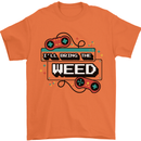 Funny Gaming Ill Bring the Weed Cannabis Mens T-Shirt 100% Cotton Orange