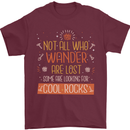Funny Geology Geologist Science Cool Rocks Mens T-Shirt 100% Cotton Maroon