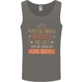 Funny Geology Geologist Science Cool Rocks Mens Vest Tank Top Charcoal