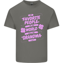 Funny Grandma Favourite People Grandparents Kids T-Shirt Childrens Charcoal