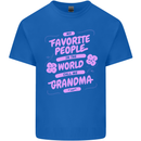 Funny Grandma Favourite People Grandparents Kids T-Shirt Childrens Royal Blue