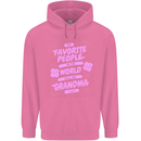 Funny Grandma Favourite People Grandparents Mens 80% Cotton Hoodie Azelea