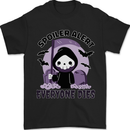 Funny Grim Reaper Movie Spoiler Halloween Mens T-Shirt 100% Cotton Black