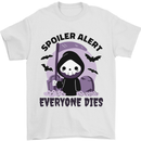 Funny Grim Reaper Movie Spoiler Halloween Mens T-Shirt 100% Cotton White