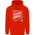 Funny Gym Overweight Fat Abs Kebabs Childrens Kids Hoodie Bright Red