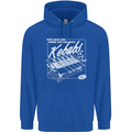 Funny Gym Overweight Fat Abs Kebabs Childrens Kids Hoodie Royal Blue