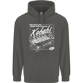 Funny Gym Overweight Fat Abs Kebabs Childrens Kids Hoodie Storm Grey