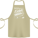 Funny Gym Overweight Fat Abs Kebabs Cotton Apron 100% Organic Khaki