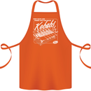 Funny Gym Overweight Fat Abs Kebabs Cotton Apron 100% Organic Orange