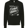 Funny Gym Overweight Fat Abs Kebabs Kids Sweatshirt Jumper Black