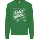 Funny Gym Overweight Fat Abs Kebabs Kids Sweatshirt Jumper Irish Green