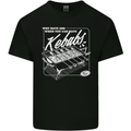 Funny Gym Overweight Fat Abs Kebabs Kids T-Shirt Childrens Black