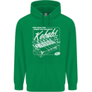 Funny Gym Overweight Fat Abs Kebabs Mens 80% Cotton Hoodie Irish Green