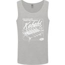 Funny Gym Overweight Fat Abs Kebabs Mens Vest Tank Top Sports Grey
