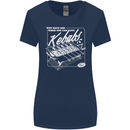 Funny Gym Overweight Fat Abs Kebabs Womens Wider Cut T-Shirt Navy Blue