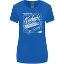 Funny Gym Overweight Fat Abs Kebabs Womens Wider Cut T-Shirt Royal Blue