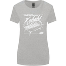 Funny Gym Overweight Fat Abs Kebabs Womens Wider Cut T-Shirt Sports Grey