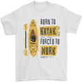 Funny Kayaking Kayak Mens T-Shirt 100% Cotton White