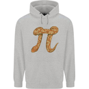 Funny Maths Snake Pi Symbol Mens 80% Cotton Hoodie Sports Grey