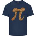 Funny Maths Snake Pi Symbol Mens Cotton T-Shirt Tee Top Navy Blue