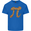 Funny Maths Snake Pi Symbol Mens Cotton T-Shirt Tee Top Royal Blue