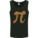 Funny Maths Snake Pi Symbol Mens Vest Tank Top Black