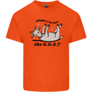 Funny Maybe I'm Not the GOAT Farming Kids T-Shirt Childrens Orange
