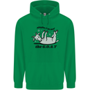 Funny Maybe I'm Not the GOAT Farming Mens 80% Cotton Hoodie Irish Green