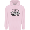 Funny Maybe I'm Not the GOAT Farming Mens 80% Cotton Hoodie Light Pink