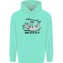 Funny Maybe I'm Not the GOAT Farming Mens 80% Cotton Hoodie Peppermint